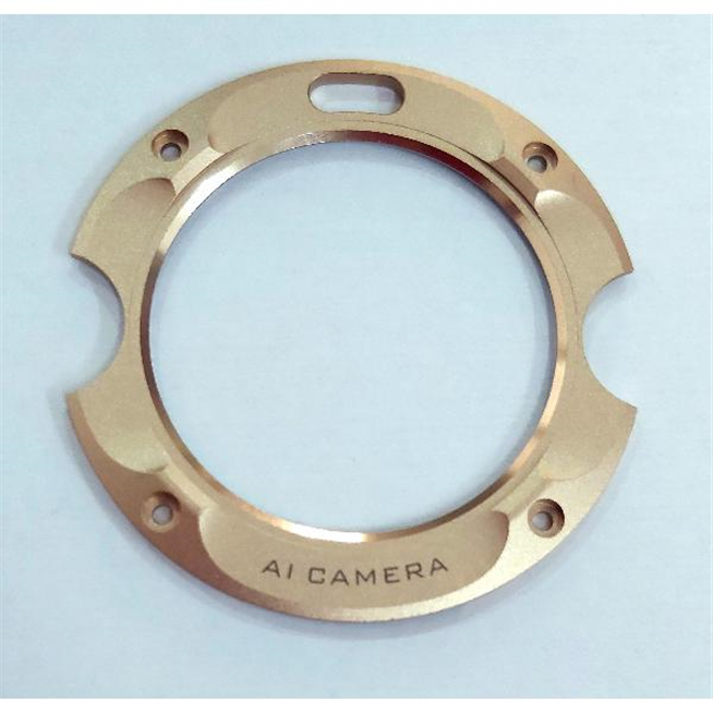 Marco de camara dorado para Blackview BL9000 5G calidad premium