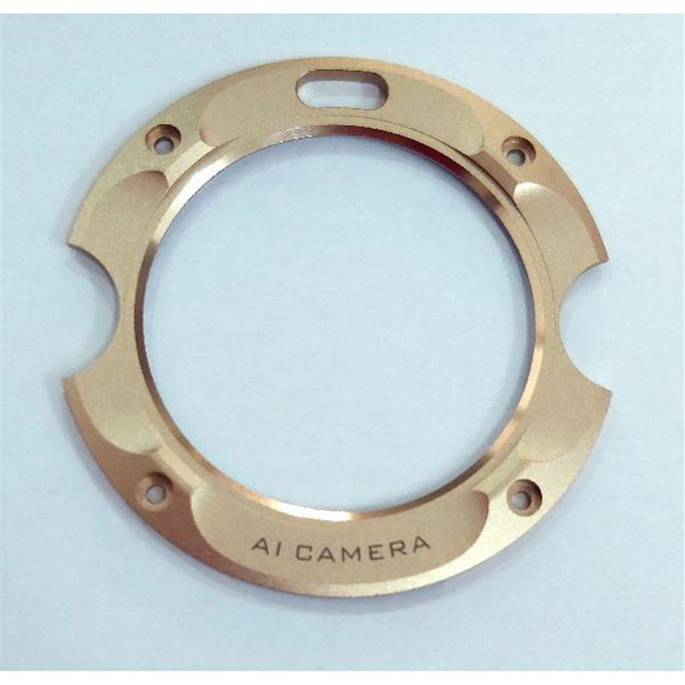 Marco de camara dorado para Blackview BL9000 5G calidad premium