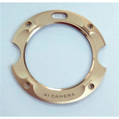 Marco de camara dorado para Blackview BL9000 5G calidad premium
