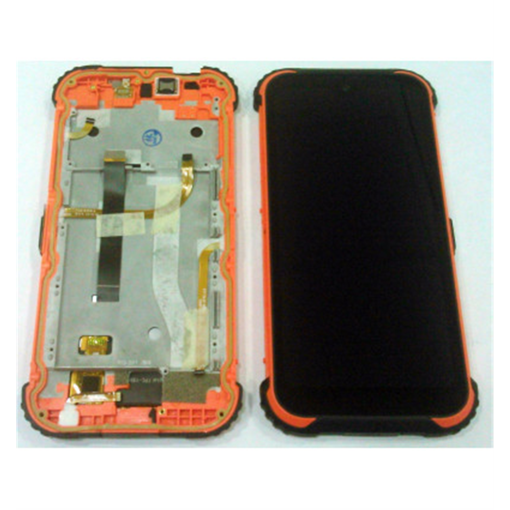 Pantalla lcd para Blackview BV5900 mas tactil negro mas marco naranja calidad premium