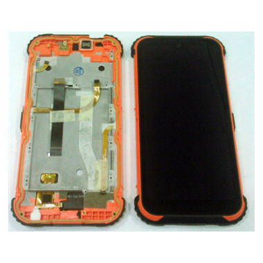 Pantalla lcd para Blackview BV5900 mas tactil negro mas marco naranja calidad premium