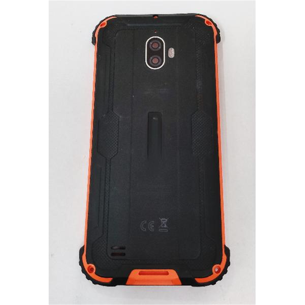 Carcasa trasera o tapa trasera negra naranja para Blackview BV5900 
