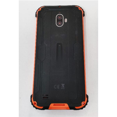 Carcasa trasera o tapa trasera negra naranja para Blackview BV5900 