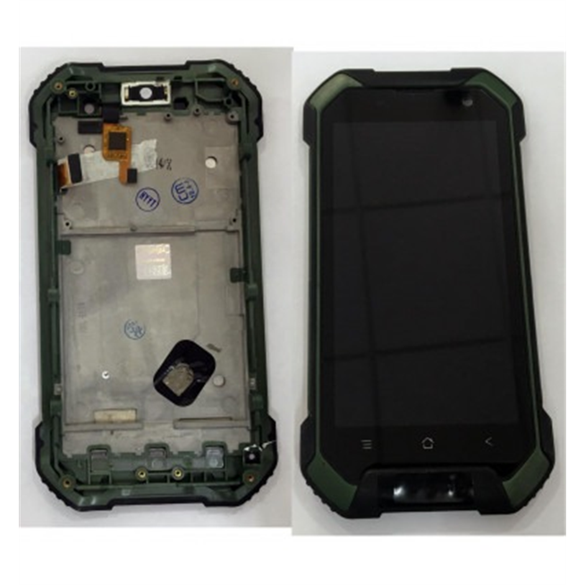 Blackview BV6000 pantalla lcd + tactil negro + marco verde premium