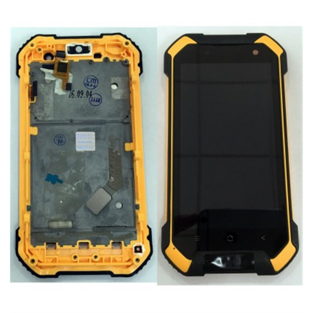 Blackview BV6000 pantalla lcd + tactil negro + marco naranja premium
