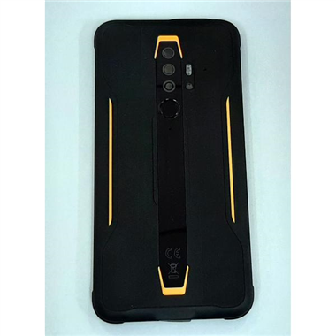 Tapa trasera o tapa bateria amarillo negro para Blackview BV6300 Pro