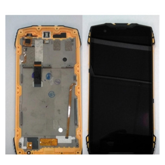 Pantalla LCD para Blackview BV6800 BV6800 Pro mas tactil negro mas marco naranja