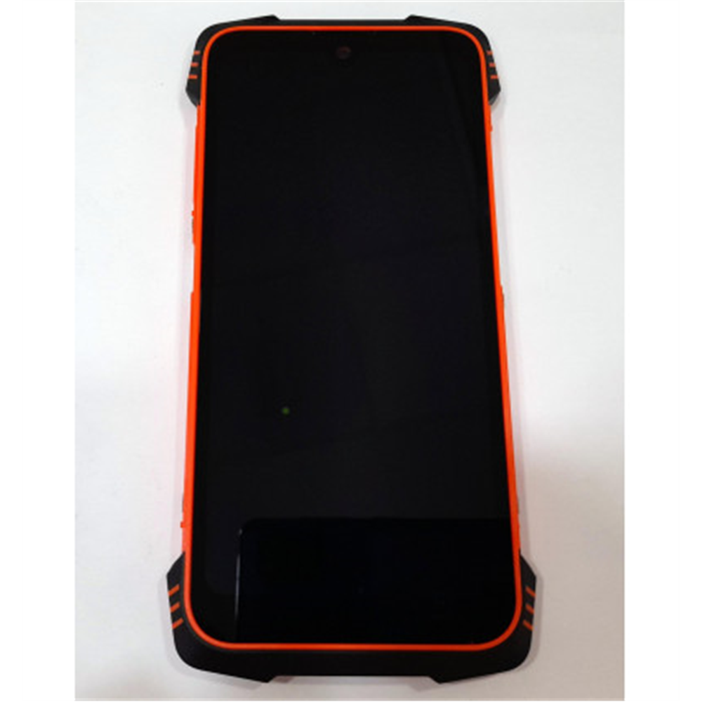 Pantalla lcd para Blackview BV6900 mas tactil negrop mas marco naranja calidad premium