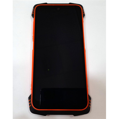 Pantalla lcd para Blackview BV6900 mas tactil negrop mas marco naranja calidad premium