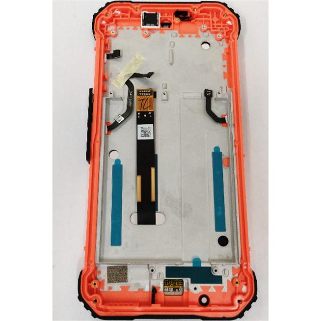 Pantalla lcd para Blackview BV7200 mas tactil negro mas marco naranja calidad premium