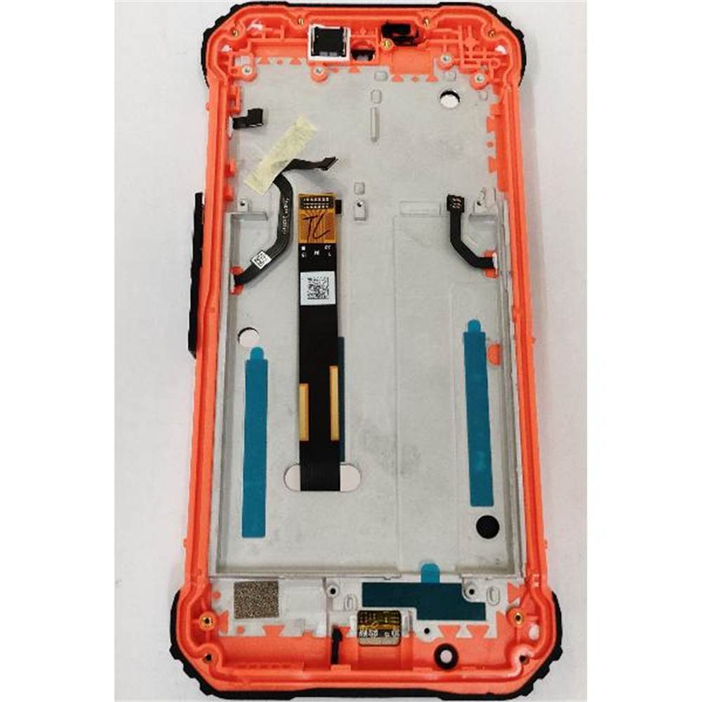 Pantalla lcd para Blackview BV7200 mas tactil negro mas marco naranja calidad premium