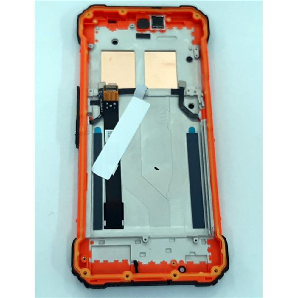 Pantalla lcd para Blackview BV8800 mas tactil negro mas marco naranja calidad premium