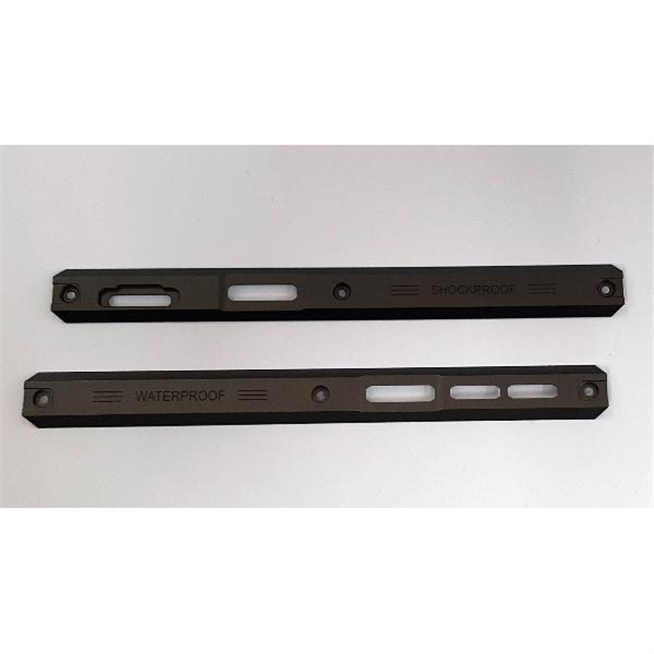 Set 2 embellecedor lateral gris para Blackview BV8800 calidad premium