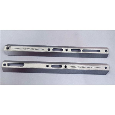 Set 2 embellecedor lateral plata para Blackview BV9100 calidad premium