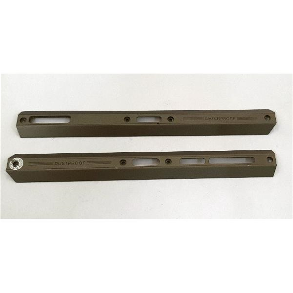 Set 2 embellecedores laterales gris para Blackview BV9100 calidad premium
