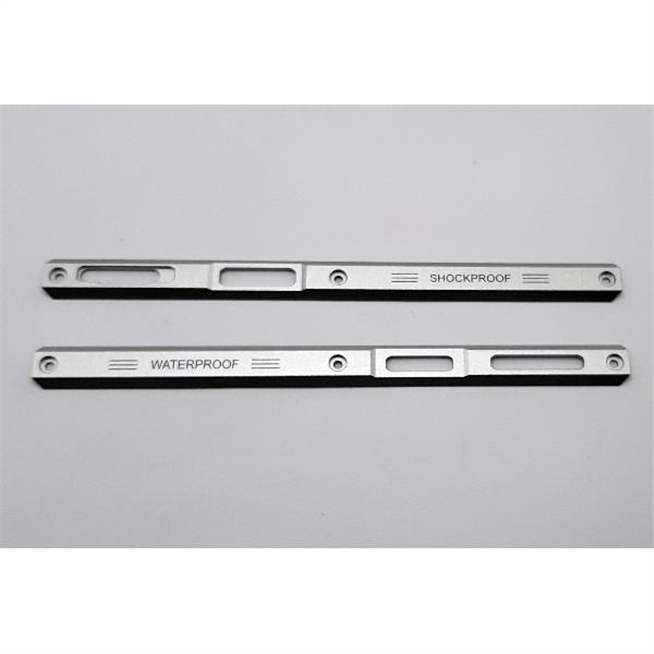 Set 2 embellecedor lateral plata para Blackview BV9200 calidad premium