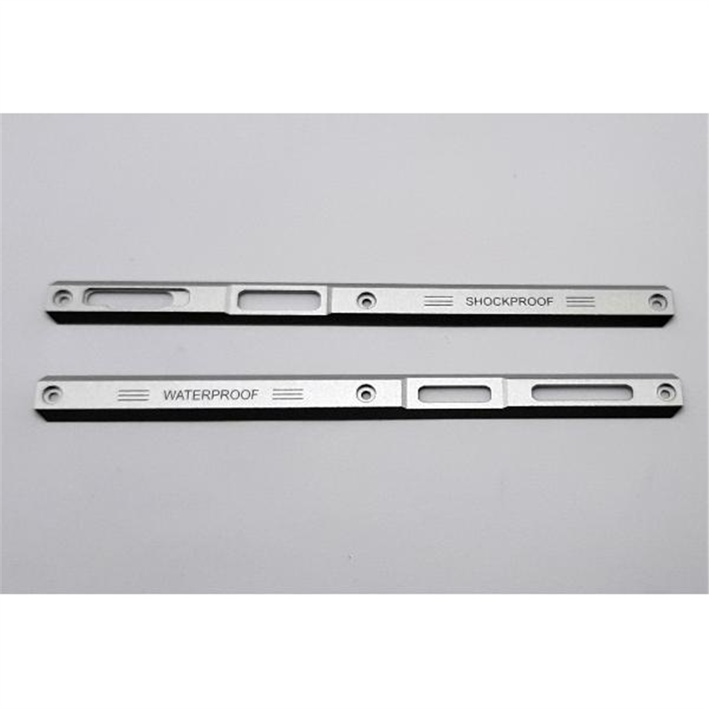 Set 2 embellecedor lateral plata para Blackview BV9200 calidad premium