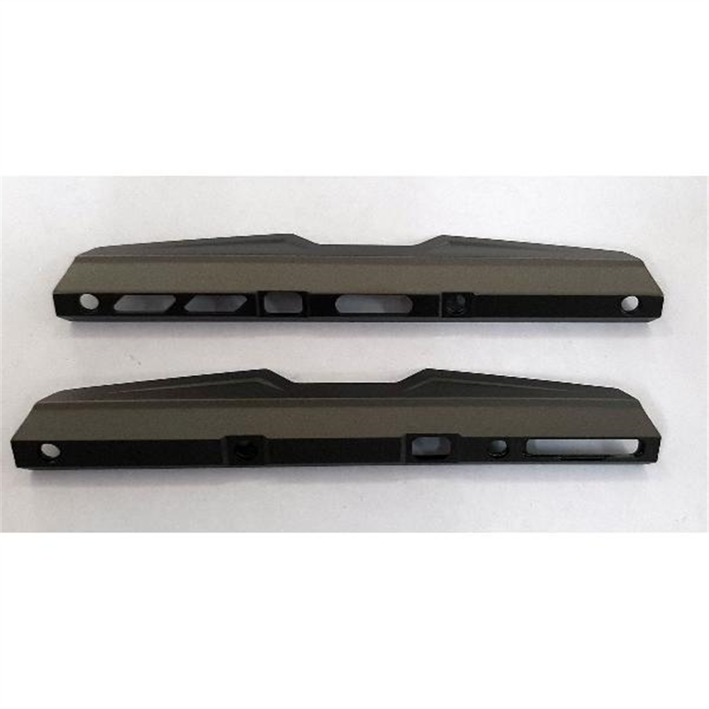 Set 2 embellecedor lateral gris para Blackview BV9700 Pro calidad premium