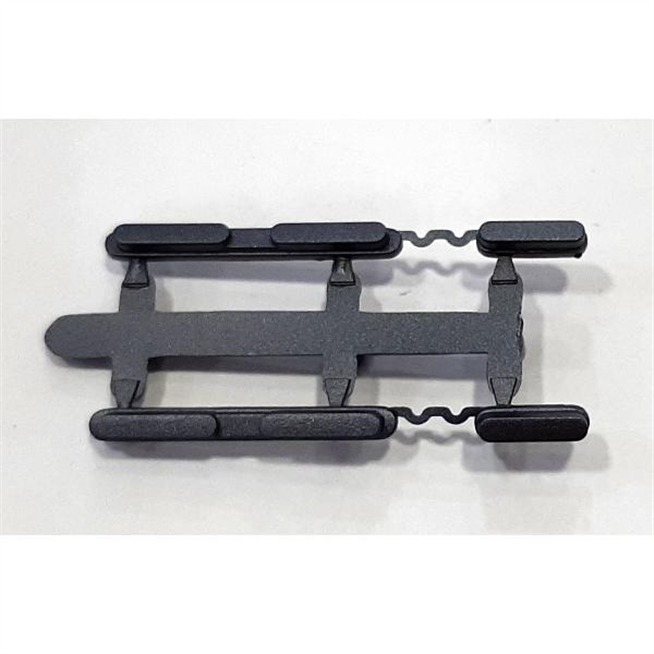 Set 2 botones negros para Blackview Oscal Pad 10 calidad premium