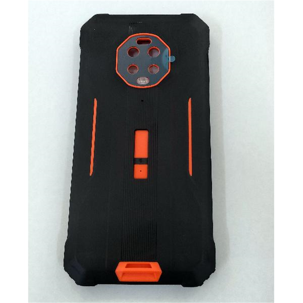 Carcasa trasera o tapa trasera naranja para Blackview Oscal S60