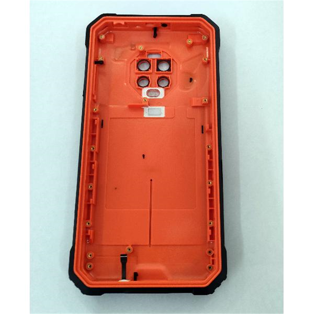 Carcasa trasera o tapa trasera naranja para Blackview Oscal S60