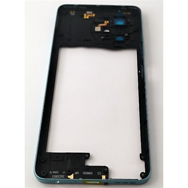 Carcasa o marco central azul para Blackview Oscal Tiger 12