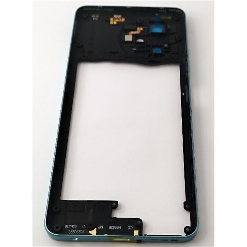 Carcasa o marco central azul para Blackview Oscal Tiger 12