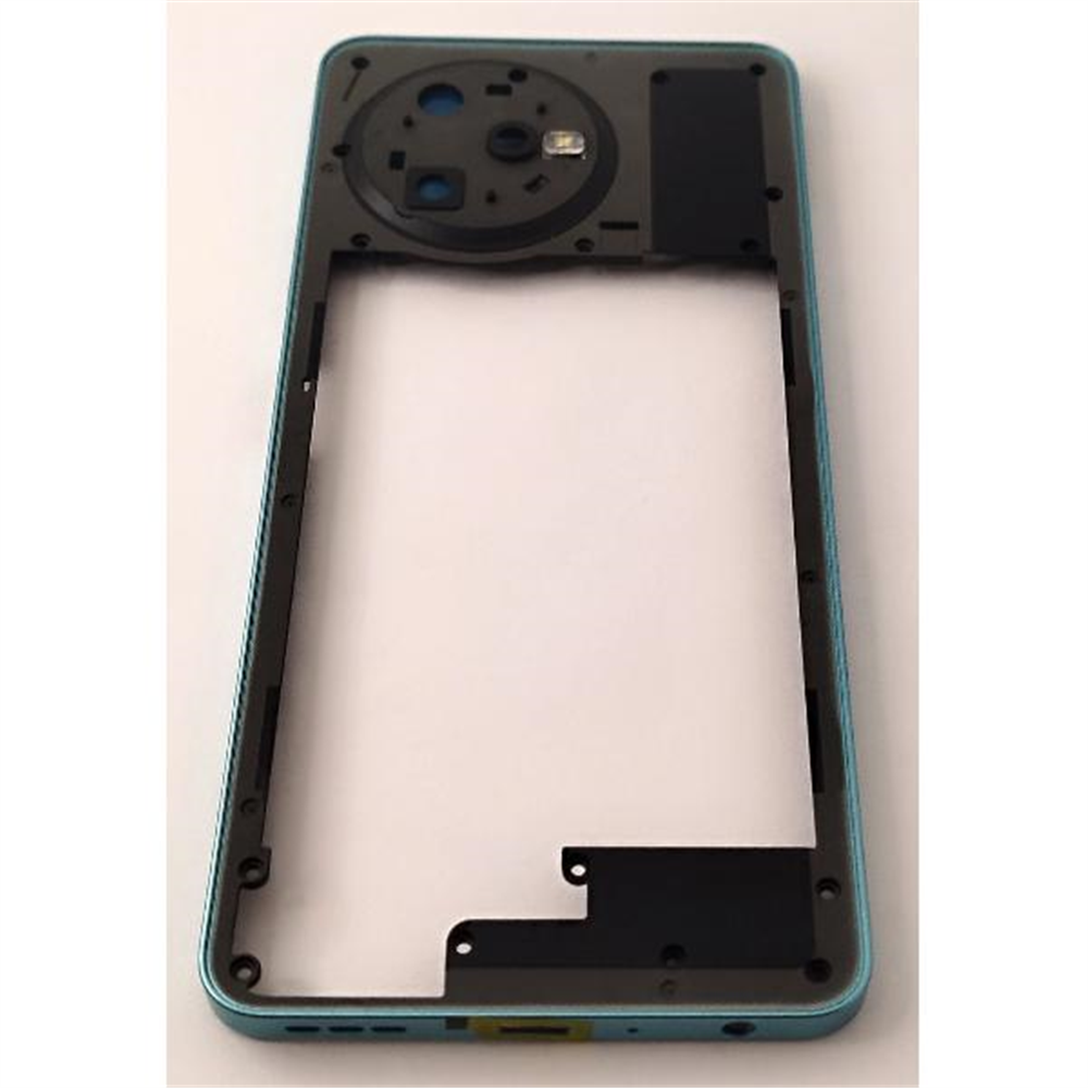 Carcasa o marco central azul para Blackview Oscal Tiger 12