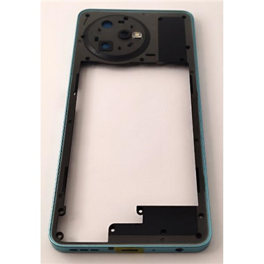 Carcasa o marco central azul para Blackview Oscal Tiger 12