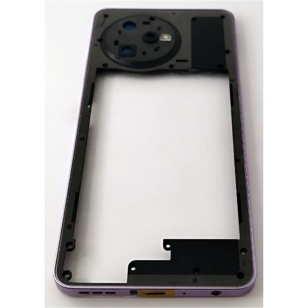 Carcasa o marco central morado para Blackview Oscal Tiger 12 