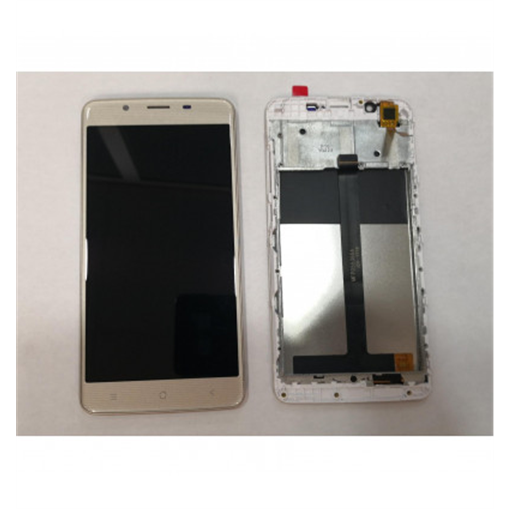 Pantalla LCD para Blackview P2 P2 Lite mas tactil dorado mas marco blanco