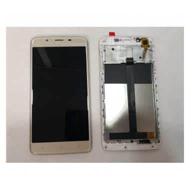 Pantalla LCD para Blackview P2 P2 Lite mas tactil dorado mas marco blanco