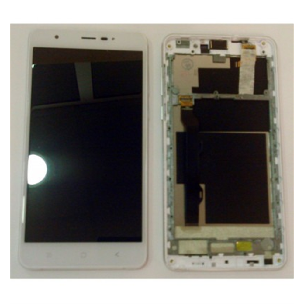 Blackview R6 pantalla lcd + tactil blanco + marco blanco premium