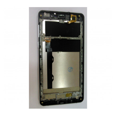 Pantalla lcd para Blackview R6 mas tactil negro mas marco plata calidad premium