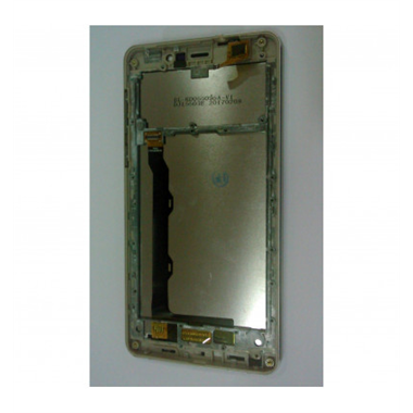 Pantalla lcd para blackview r6 mas tactil dorado mas marco plata calidad premium