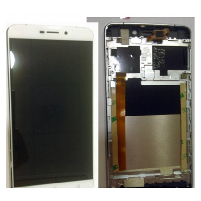 Pantalla LCD para Blackview R7 mas tactil blanco mas marco plata