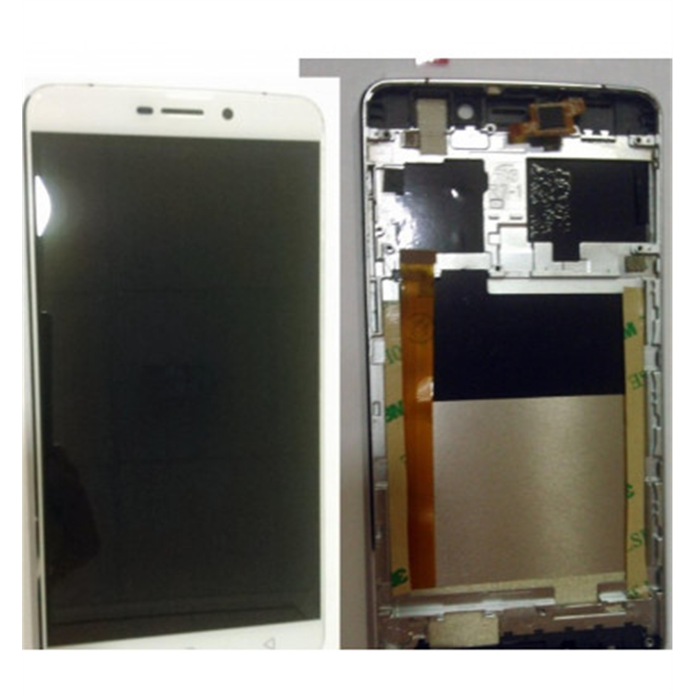 Pantalla LCD para Blackview R7 mas tactil blanco mas marco plata