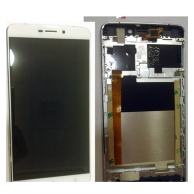 Pantalla LCD para Blackview R7 mas tactil blanco mas marco plata