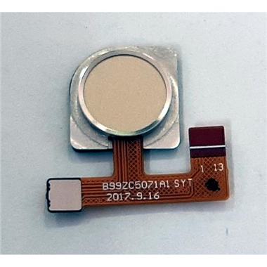 Flex boton home dorado para Blackview S6 calidad premium
