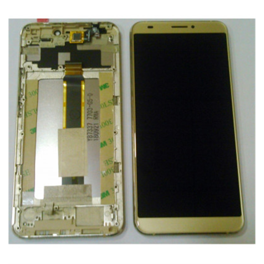 Pantalla LCD para Blackview S6 mas tactil dorado mas marco dorado