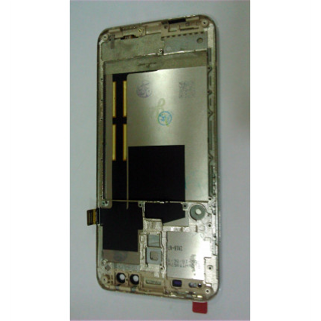 Pantalla LCD para Blackview S8 mas tactil negro mas carcasa central o marco dorado Calidad Premium