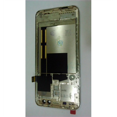 Pantalla LCD para Blackview S8 mas tactil negro mas carcasa central o marco dorado Calidad Premium