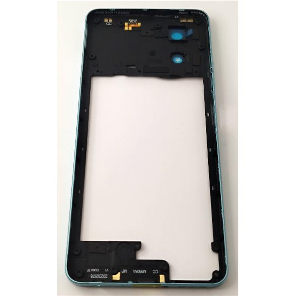Carcasa o marco central azul para Blackview Shark 8