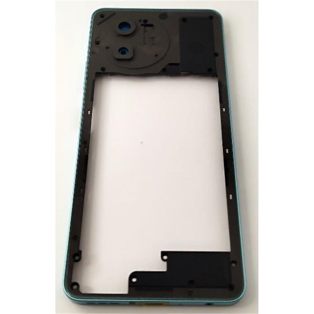 Carcasa o marco central azul para Blackview Shark 8