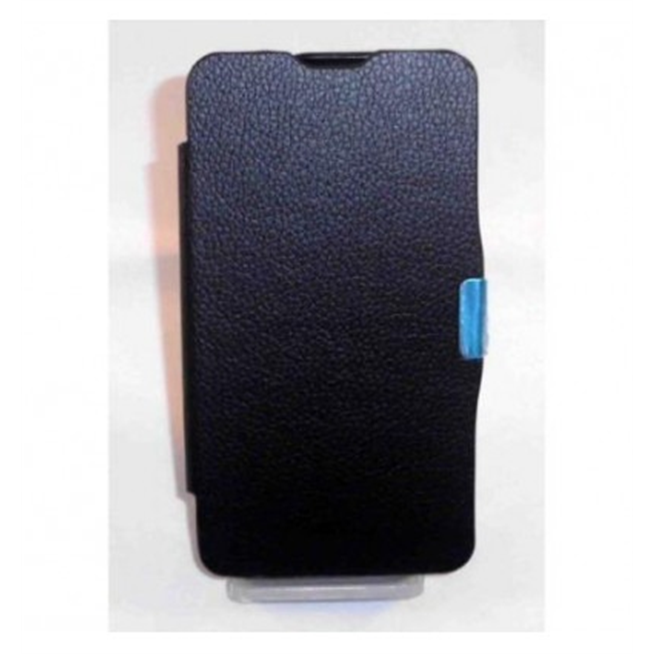 BQ Aquaris 3.5" Flip cover con iman carcasa negro