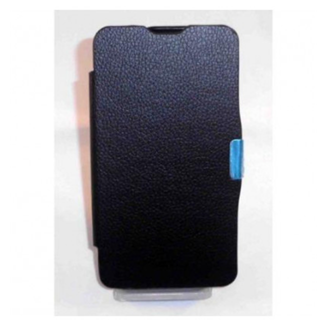 BQ Aquaris 4.5 Flip cover con iman carcasa negro