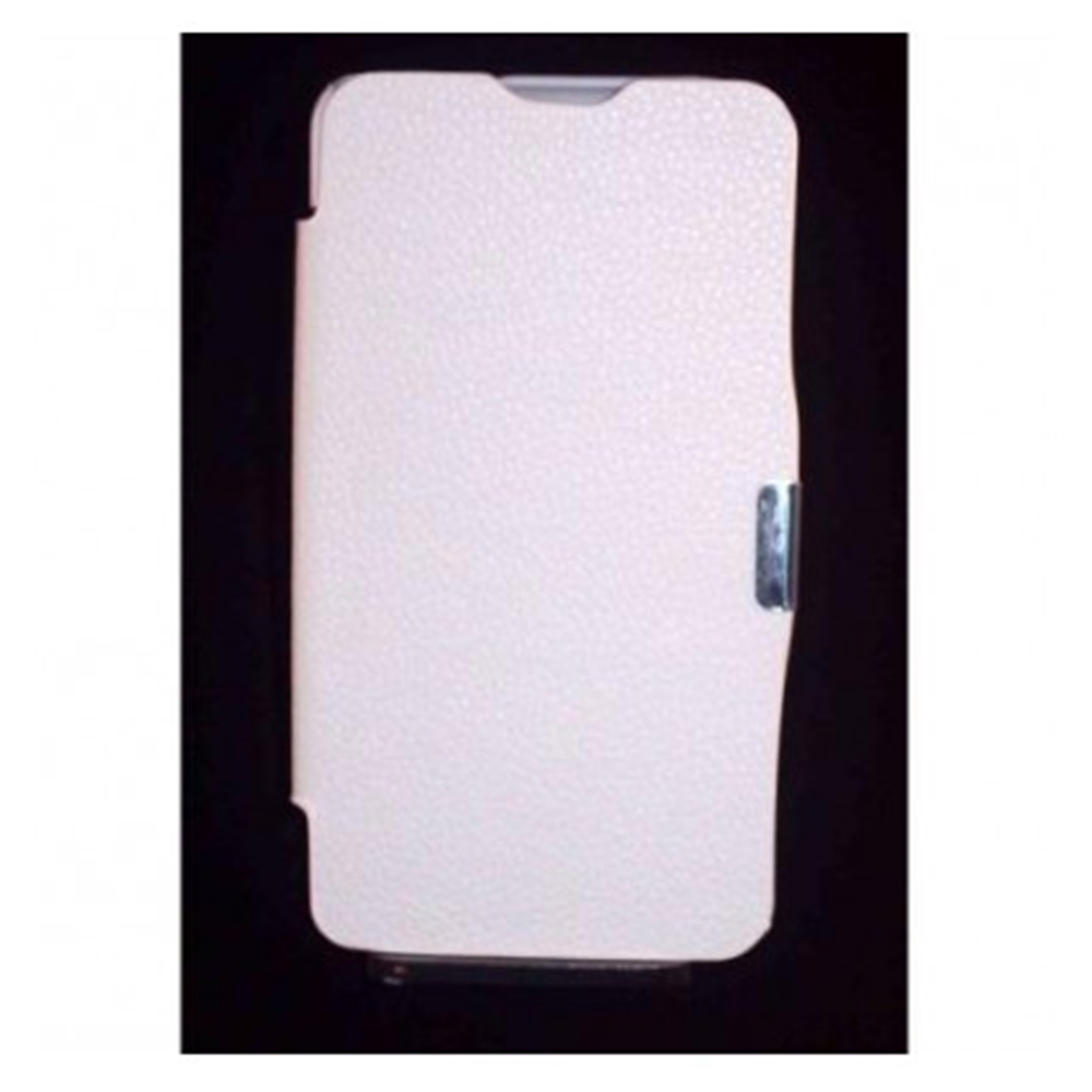 BQ Aquaris 4.5 Flip cover con iman carcasa blanco