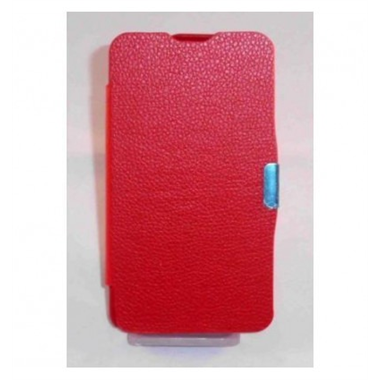BQ Aquaris 3.5 Flip cover con iman carcasa rojo