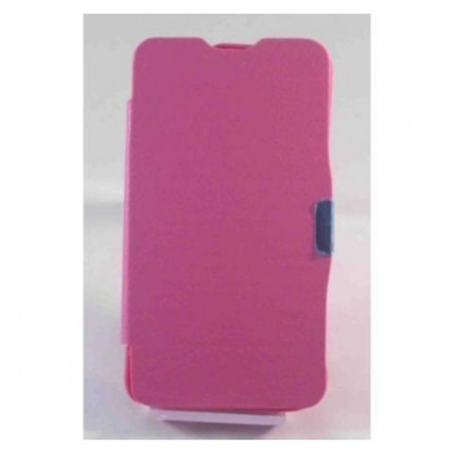 BQ Aquaris 3.5 Flip cover con iman carcasa rosa