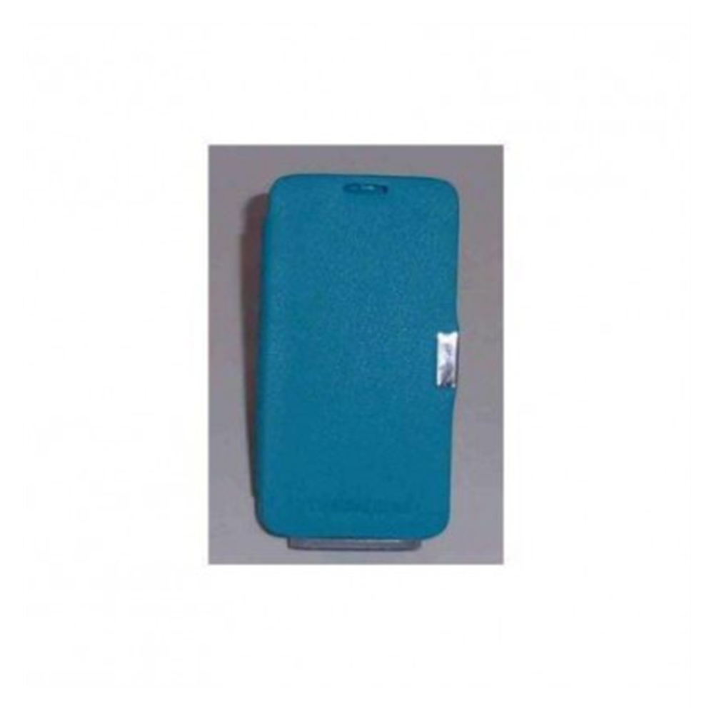 BQ Aquaris 4.5 Flip cover con iman carcasa Azul celeste